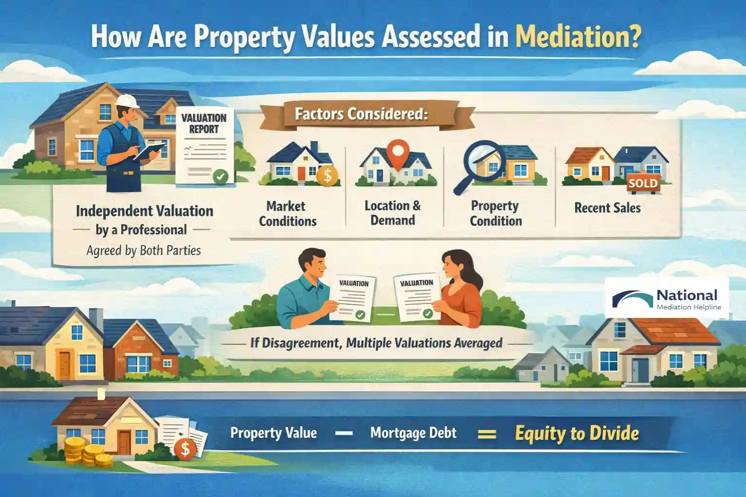 How Are Property Values Assessed in Mediation London?