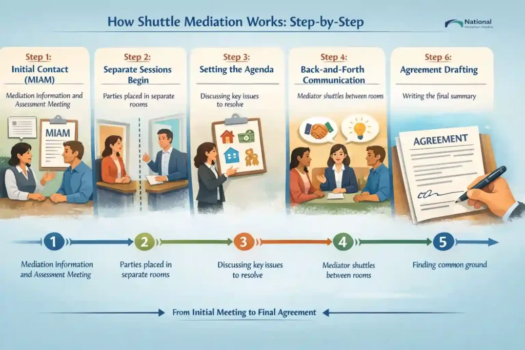 How Shuttle Mediation Works: Step-by-Step London