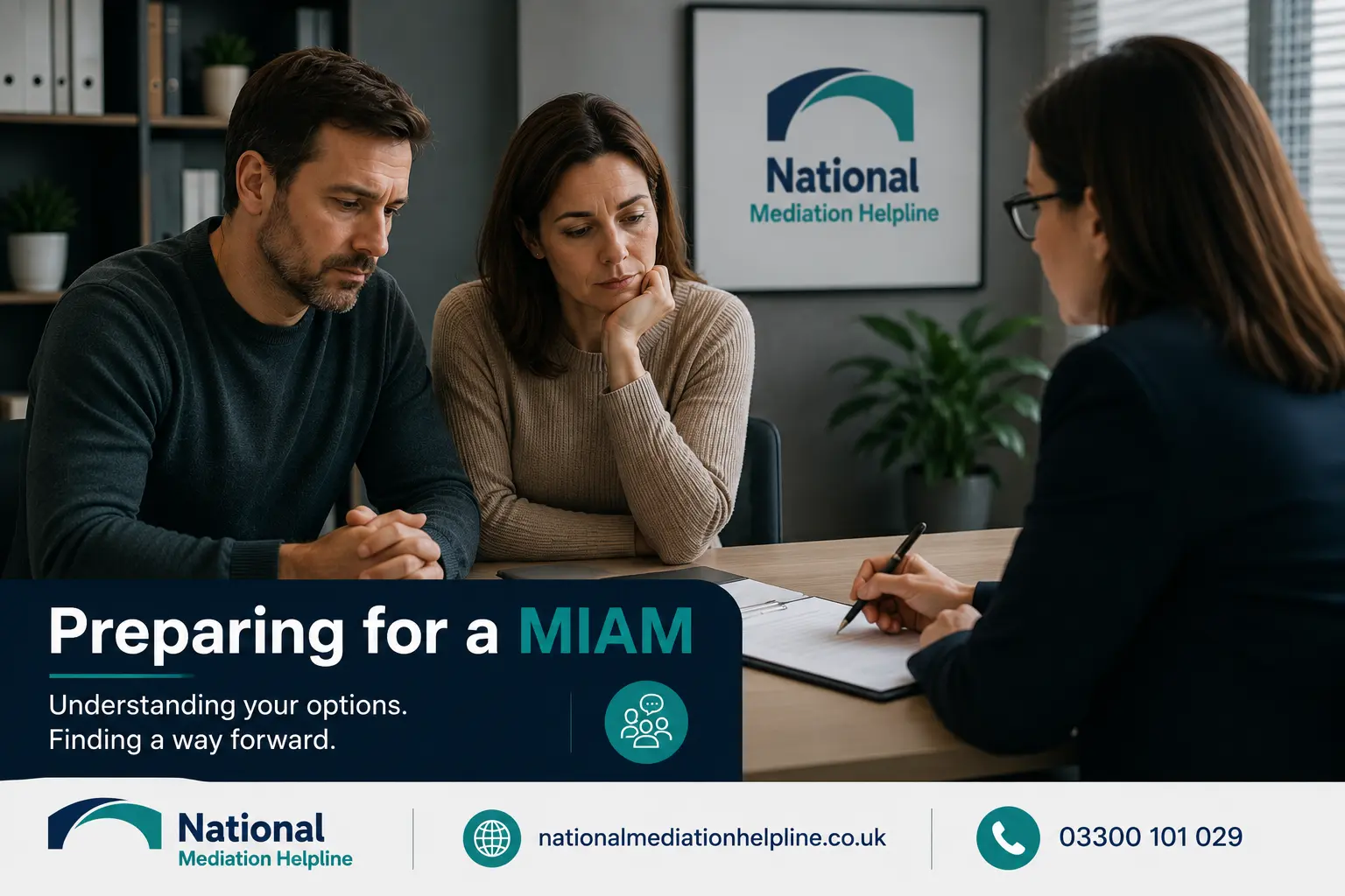 How to prepare for a miam in London Preparing for a MIAM. An image explaining how to prepare yourself emotionally and rationally for the first miam appointment 