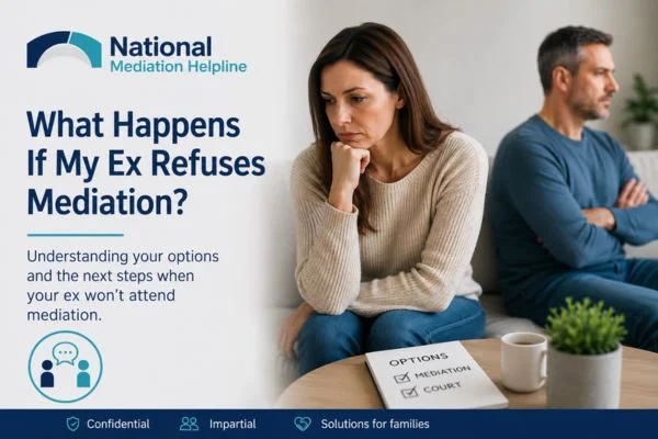 what if my ex refuses mediation London?