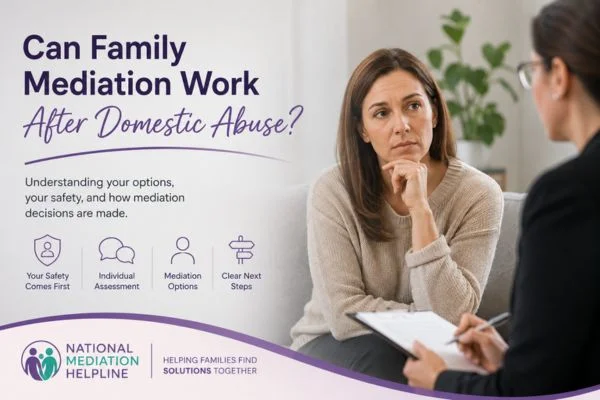 Can Family Mediation London Work After Domestic Abuse?